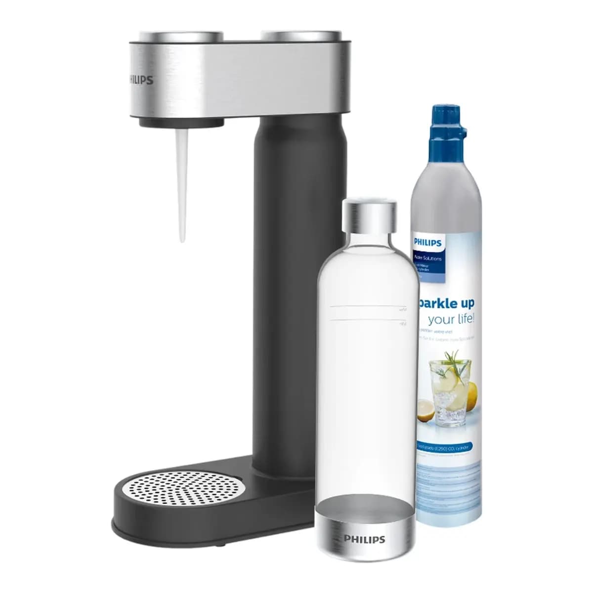 PHILIPS Aparat za soda vodu ADD4902BK/10, Prilagodljiva gazacija, 1L, BPA-Free