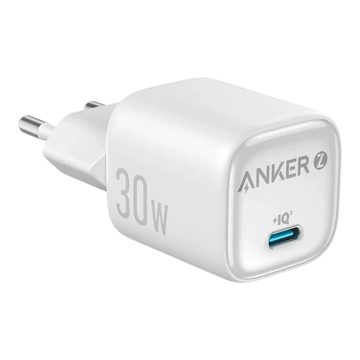 ANKER Power Adapter 30W Zolo Charger, USB-C, PD 3.0, White