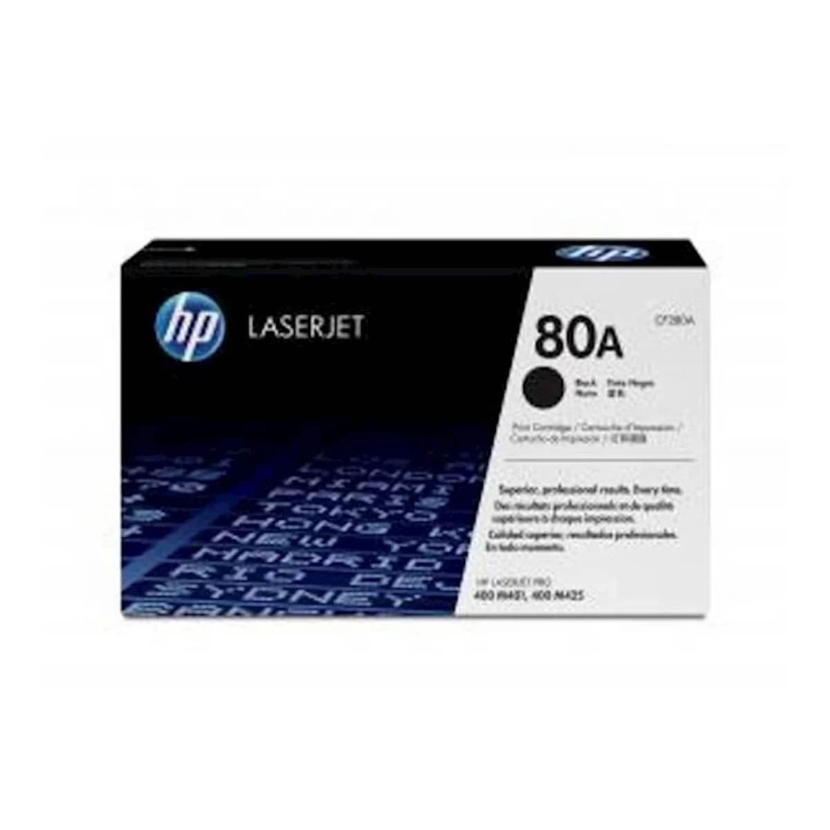 Toner HP black 80A