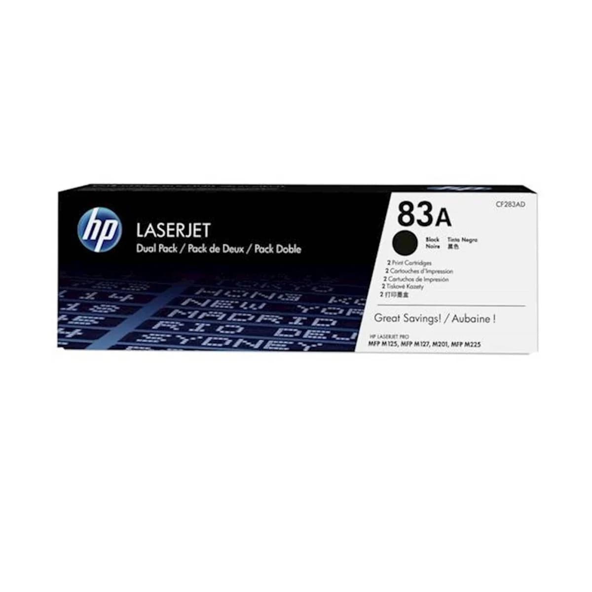 Toner HP black 83A