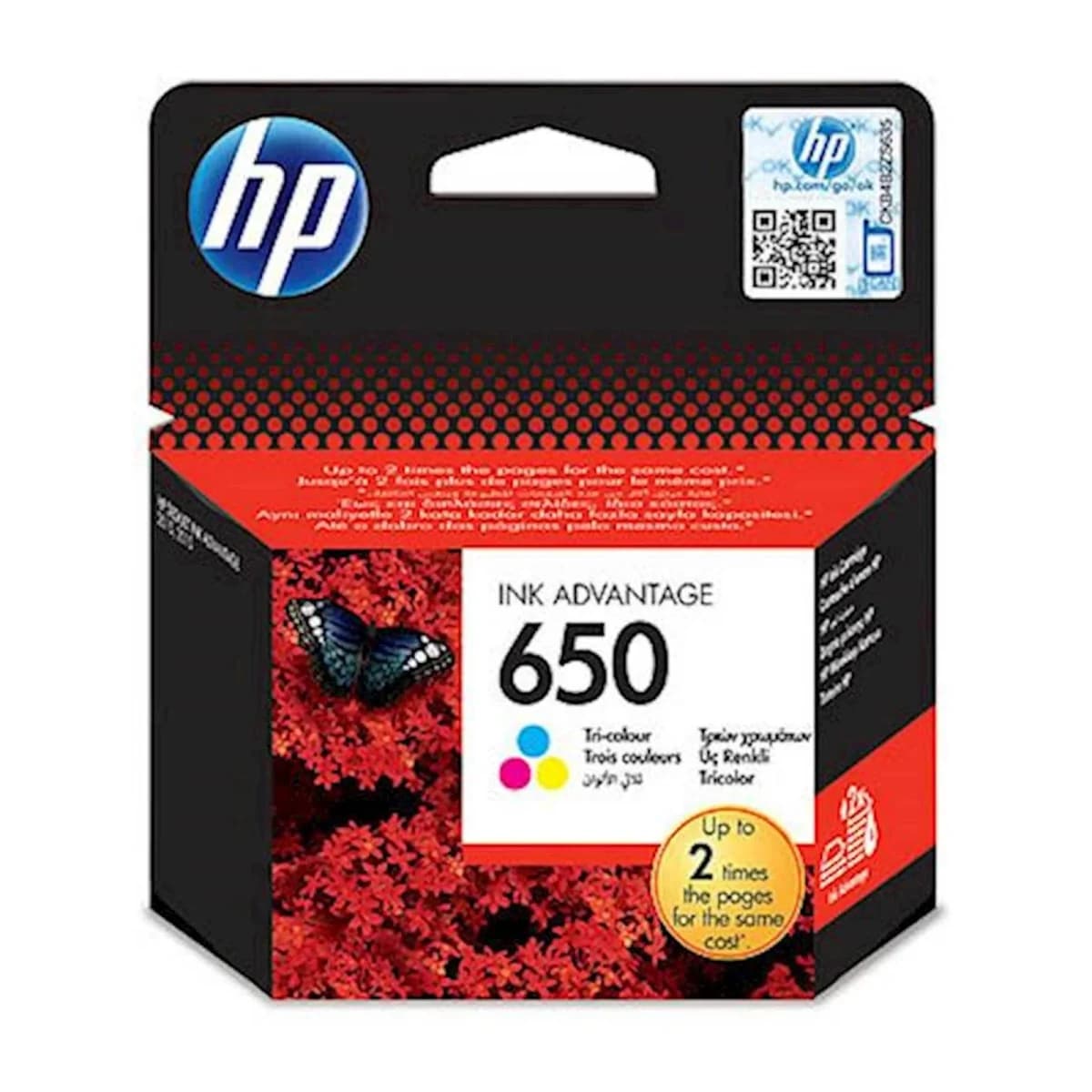 Tinta HP color 650