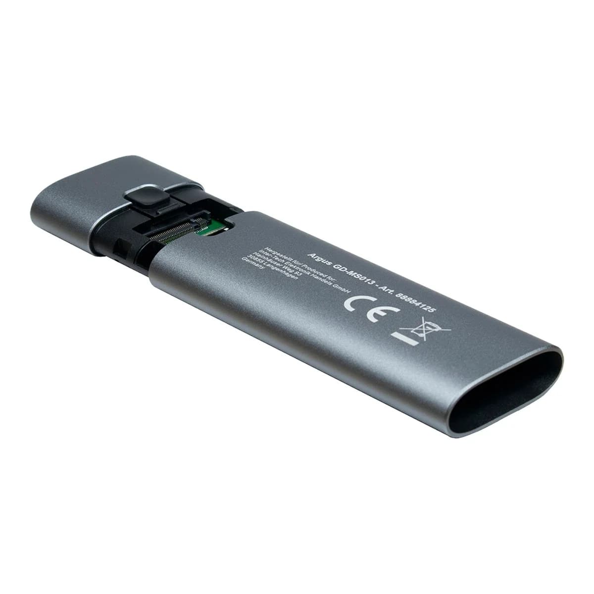 Inter-tech GD-MS013 Kućište za SSD M.2 USB C kabal uključen 20cm 80/60/42/30 mm Alu