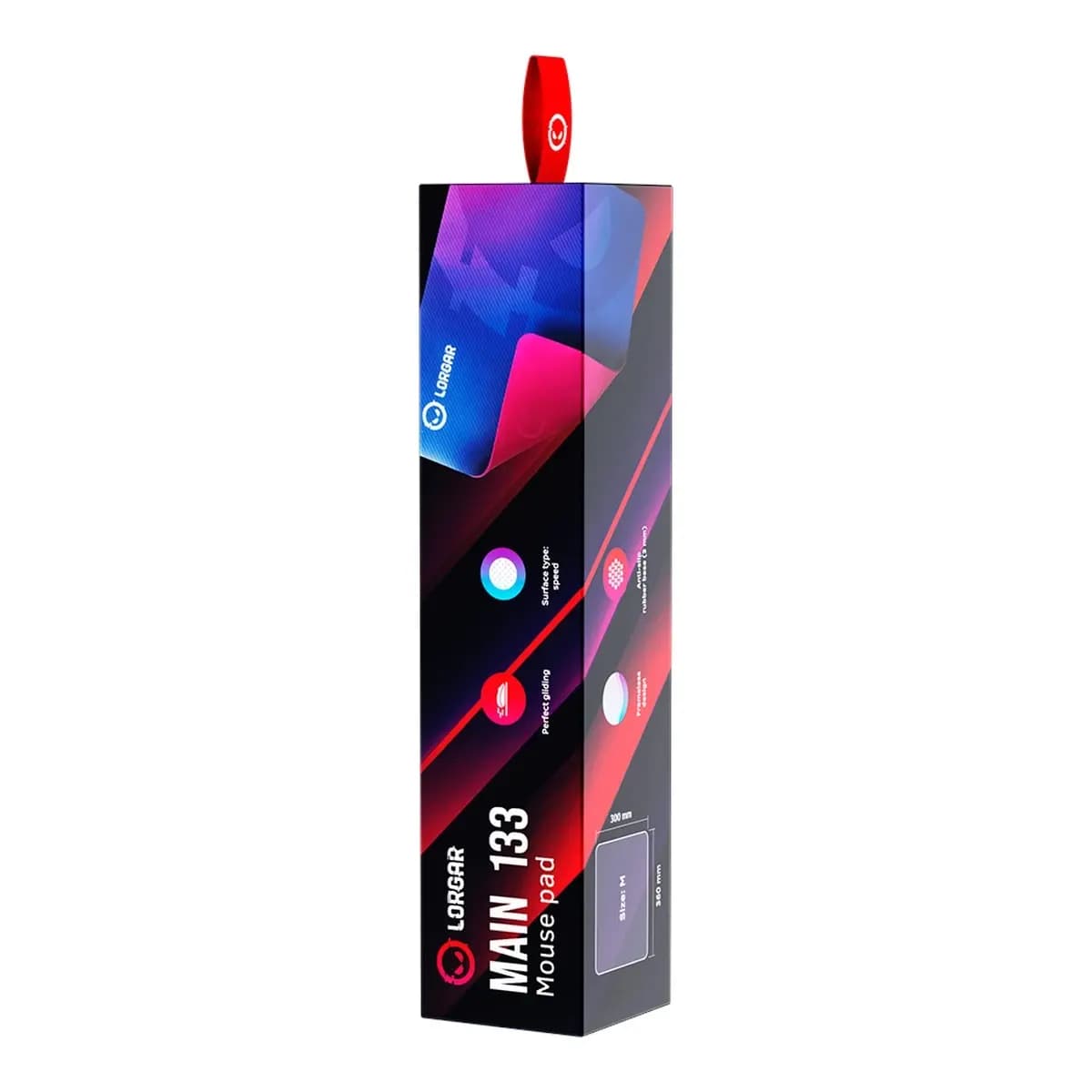 Lorgar Main 133 Gaming Podloga 360x300x3mm High-Speed