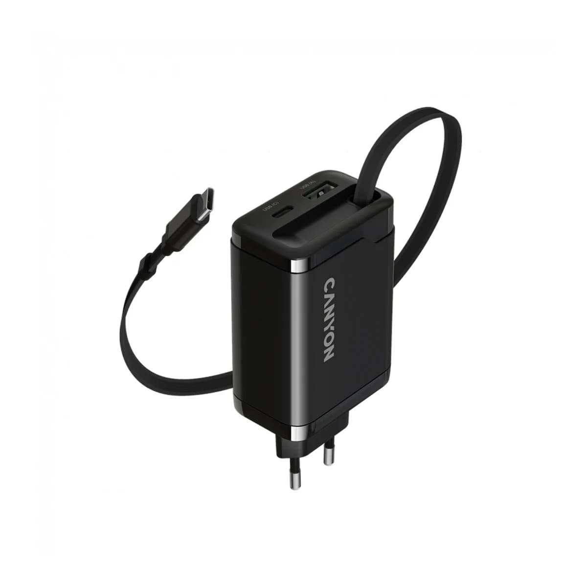 Canyon OnCharge 65RC Punjač 65W USB C PD QC Crni