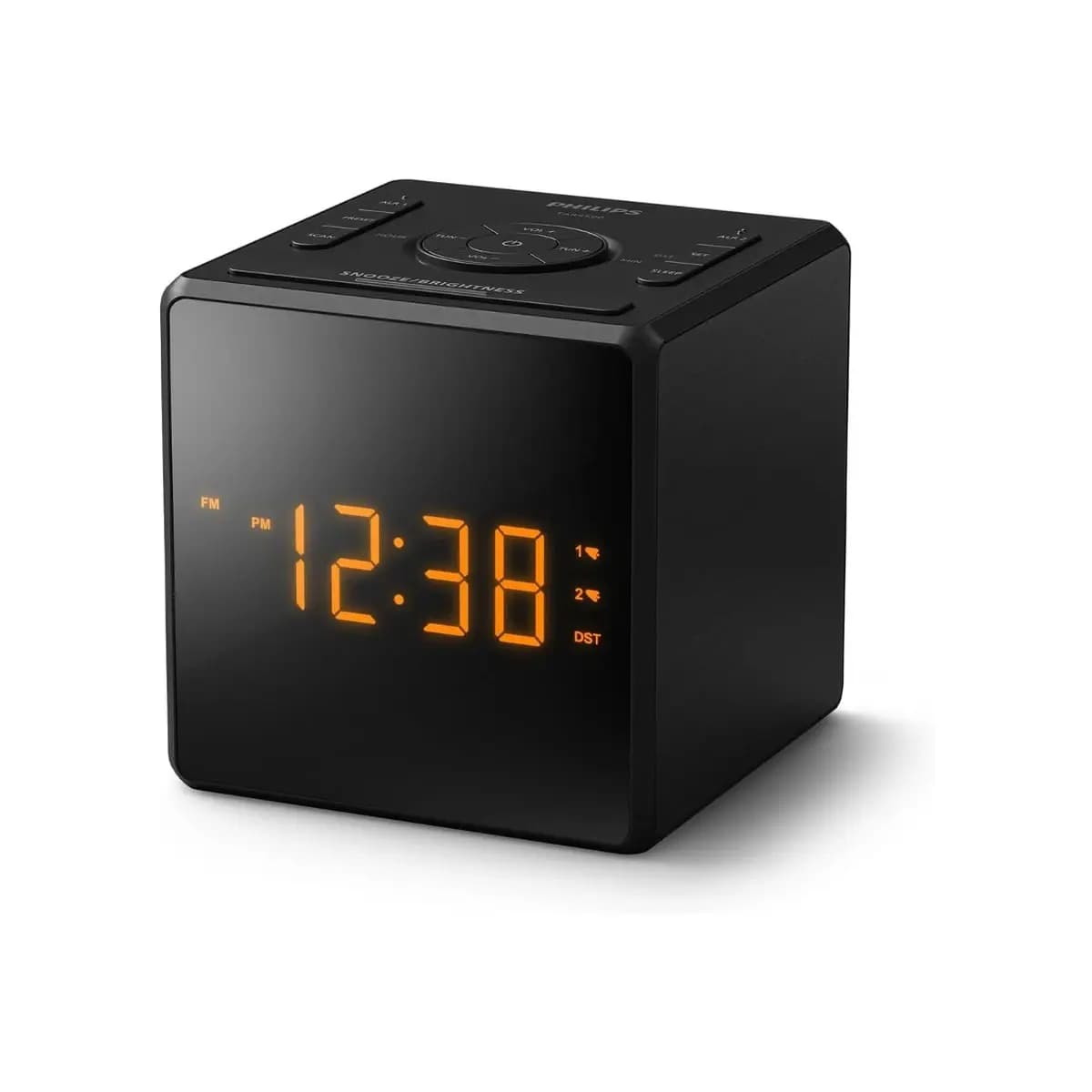 Philips TAR4500 Radio sa satom FM USB-C Dual Alarm Crni