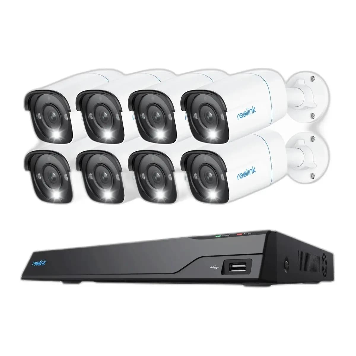 Reolink NVR snimač NVS16-12MB8 4K, 12MP, 16 kanalni NVR, 4TB HDD, 8x kamera POE