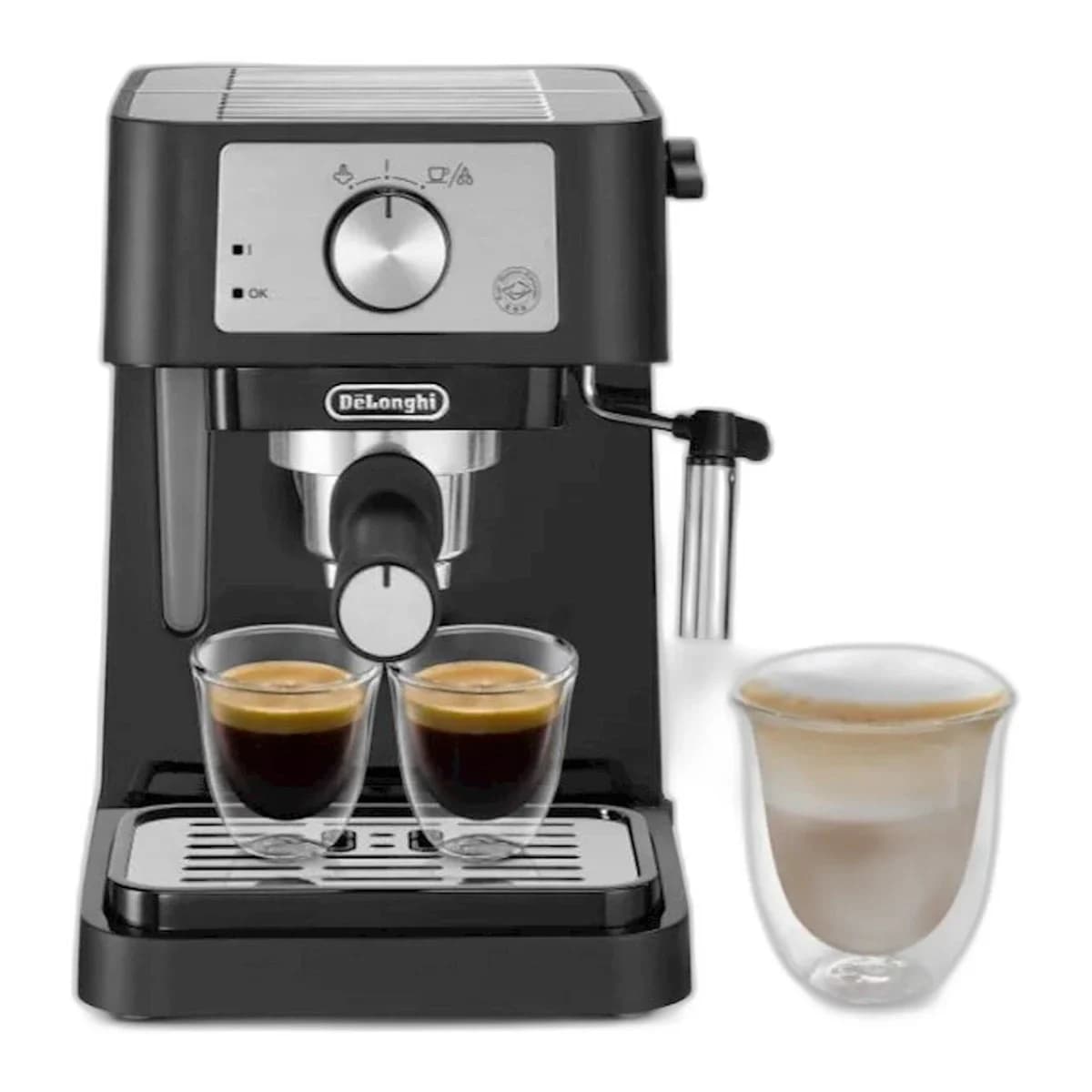 DELONGHI Aparat za kafu Stilosa EC260.BK, 15 bara, Cappuccino sistem, Nehrđajući čelik, Crna