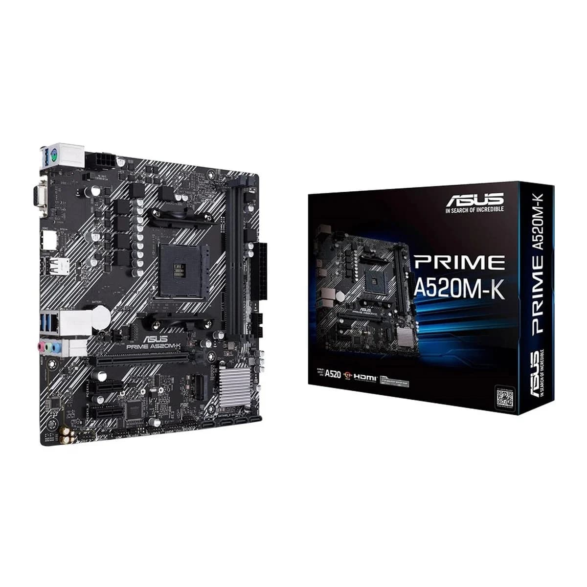 ASUS PRIME A520M-K AM4 mATX - DDR4, M.2, HDMI, SATA