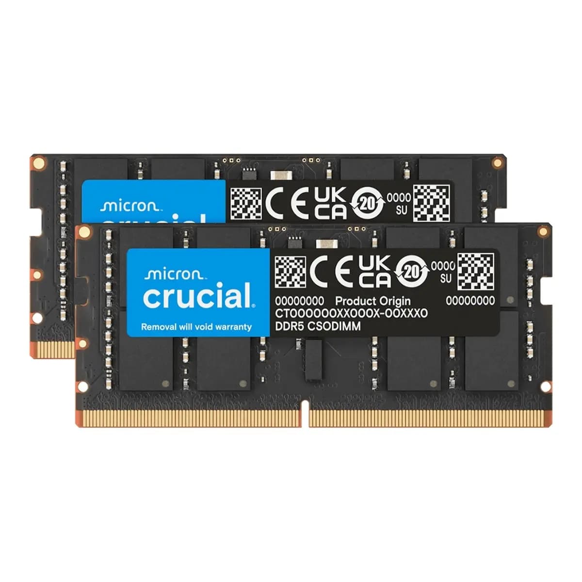 Crucial RAM Laptop 64GB (2x32GB) DDR5 6400MHz, CL52, SODIMM