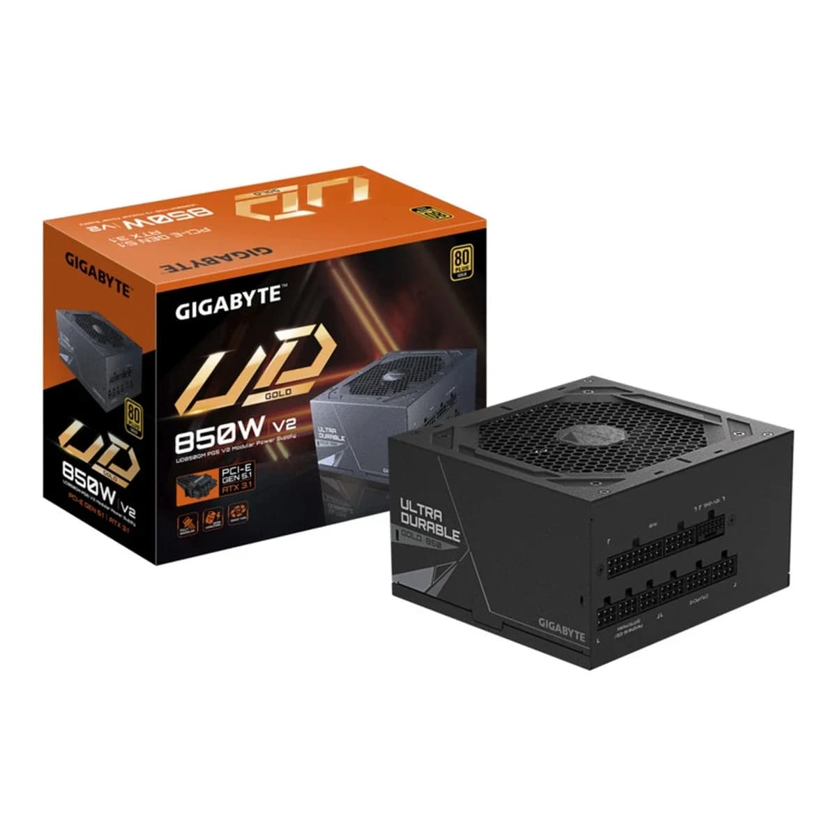 Gigabyte PSU 850W Gold PG5 V2 ATX 3.1 PCIe 5.1 Modularno