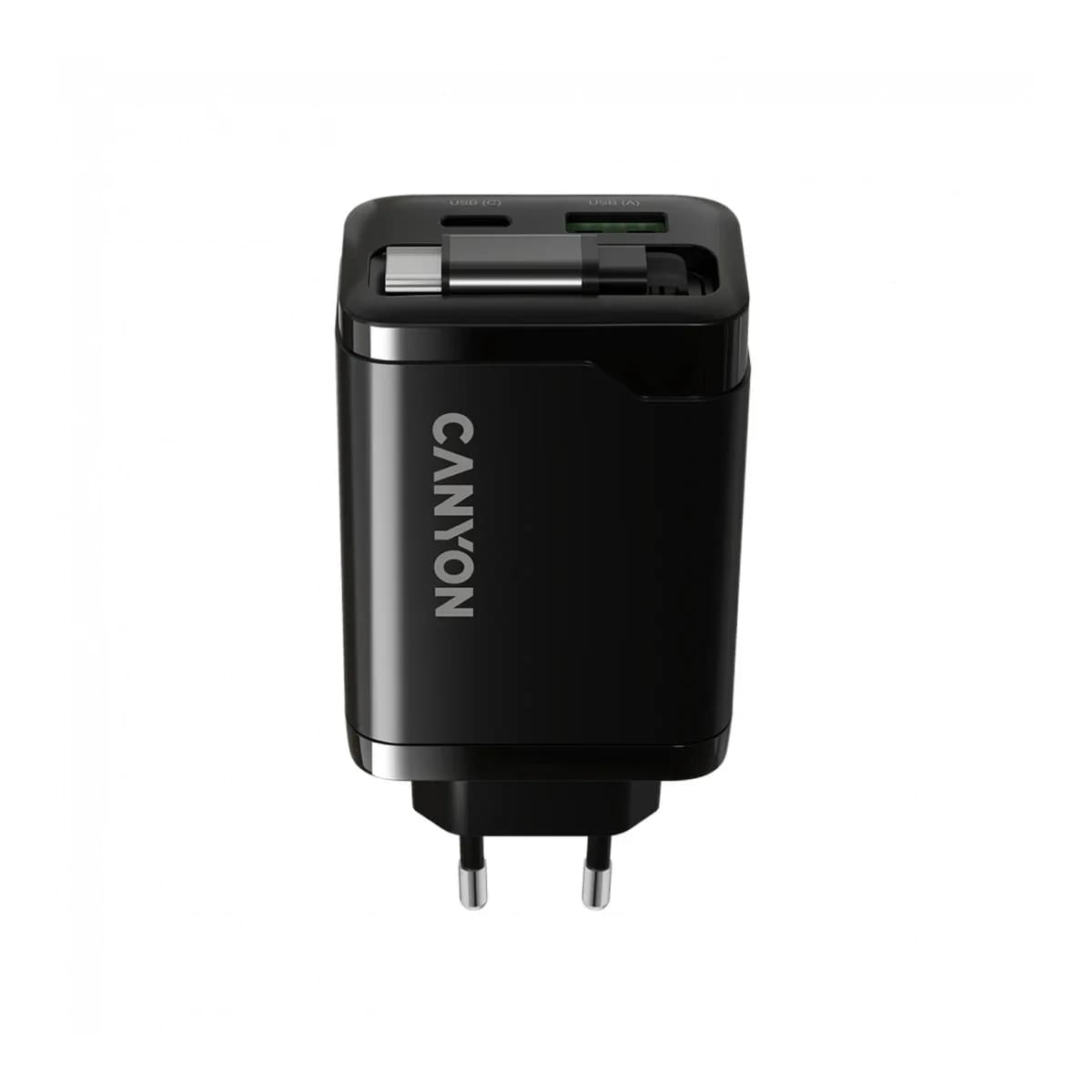 Canyon OnCharge 65RC Punjač 65W USB C PD QC Crni