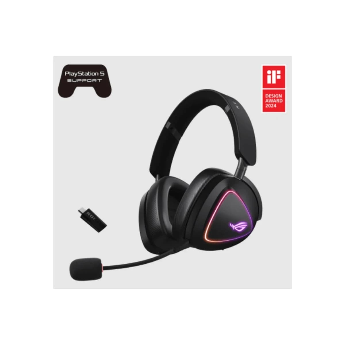 ASUS ROG Delta II Black Gaming Slušalice Hi-Res 7.1 RGB