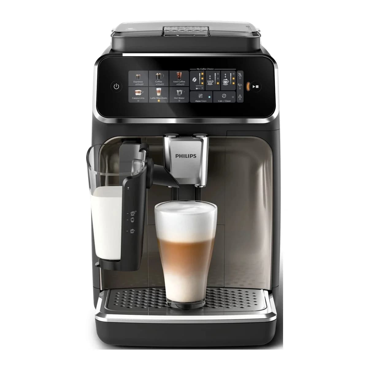 PHILIPS Aparat za kafu EP334790 LatteGo, 6 napitaka, SilentBrew tehnologija, Keramički mlin, AquaClean filter