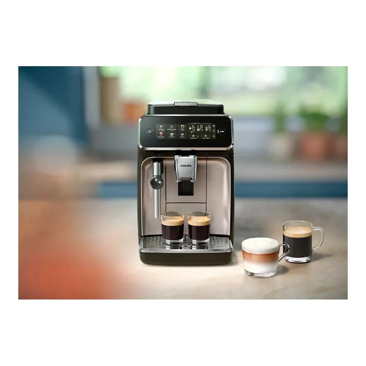 PHILIPS Aparat za kafu EP334790 LatteGo, 6 napitaka, SilentBrew tehnologija, Keramički mlin, AquaClean filter
