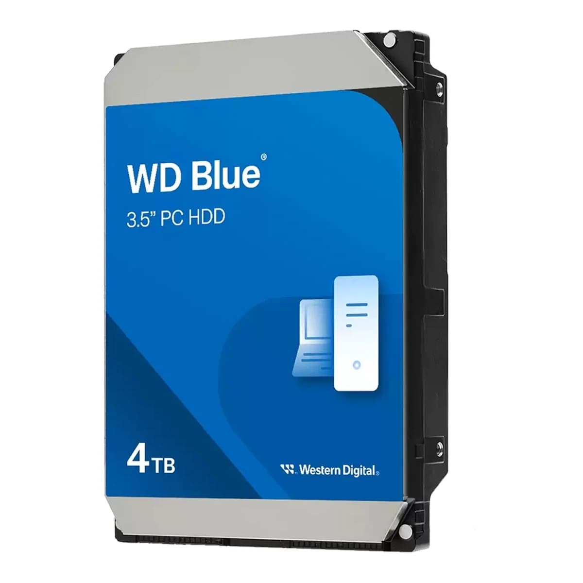 HDD Desktop WD Blue 3.5'' 4TB 128MB 5400 RPM SATA 6 Gb/s