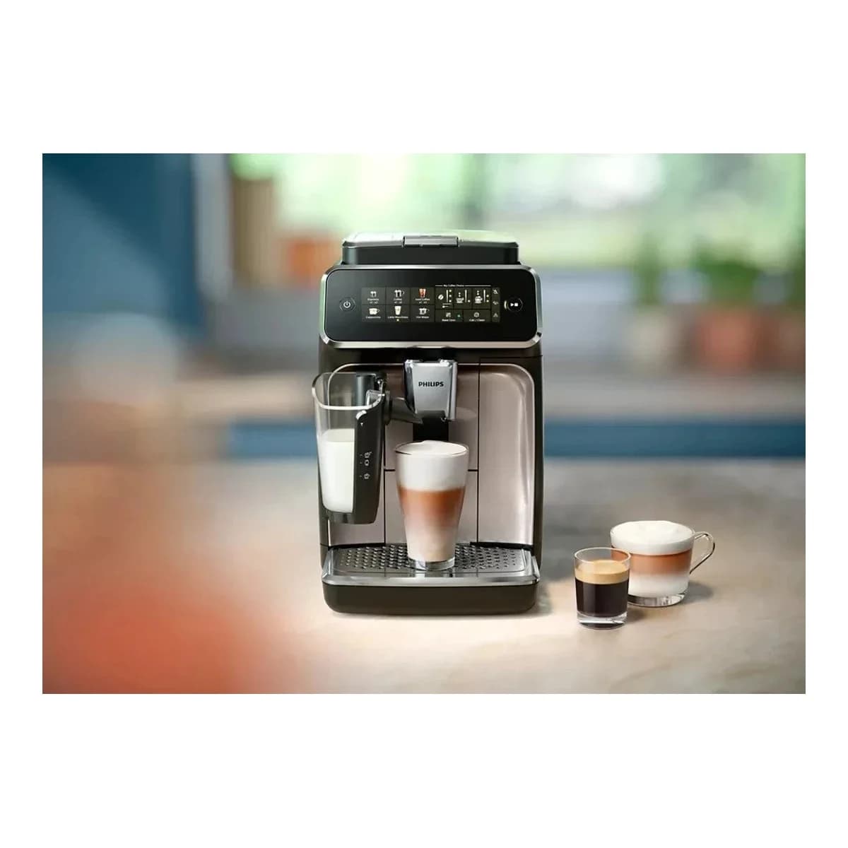 PHILIPS Aparat za kafu LatteGo Series 3300 EP3341/50, 5 napitaka, LatteGo sistem, SilentBrew, Keramički mlin
