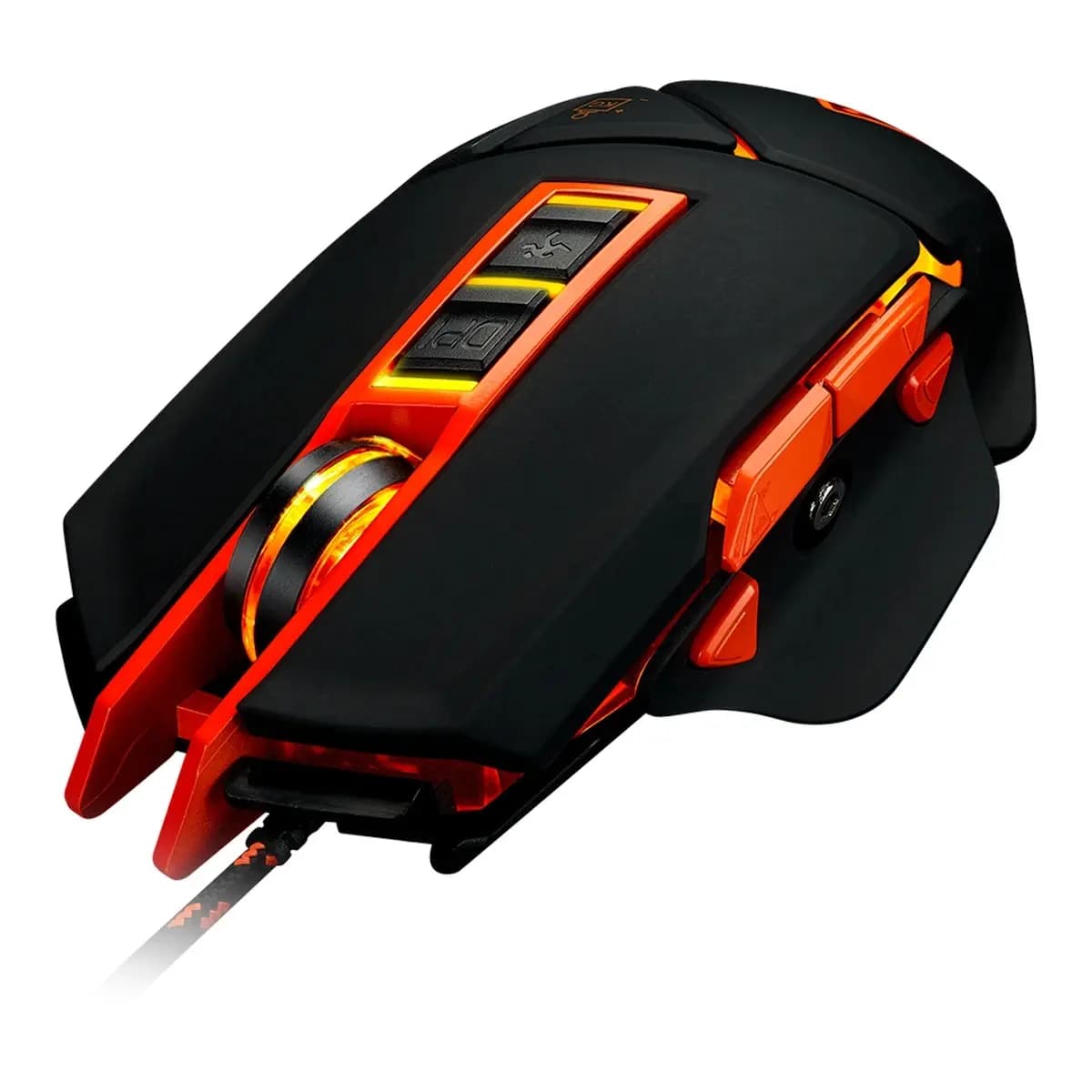 CANYON Hazard GM-6 Gaming Miš LED Wired Black Orange