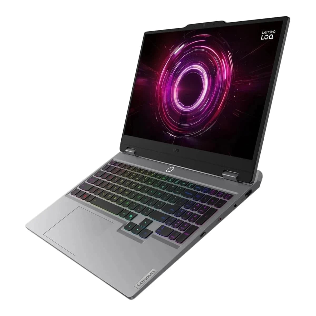 LENOVO Laptop LOQ 15AHP10 15.6" AMD Ryzen 7 250, 512GB SSD, 16GB RAM, No OS, Luna Grey, NVIDIA GeForce RTX 5050 8GB GDDR7