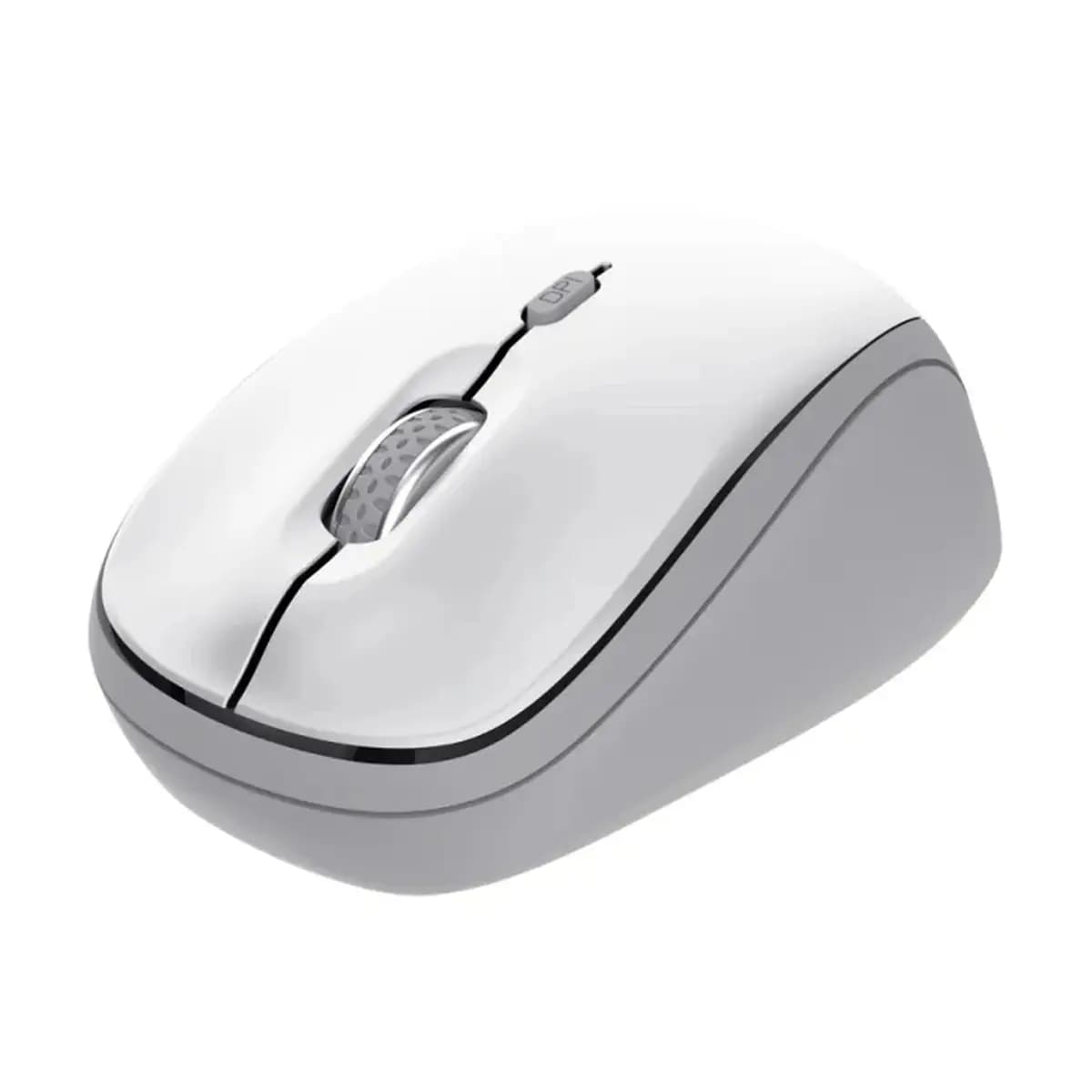 YVI+ WIRELESS MOUSE WHITE, bijeli, 1600 DPI, bežični