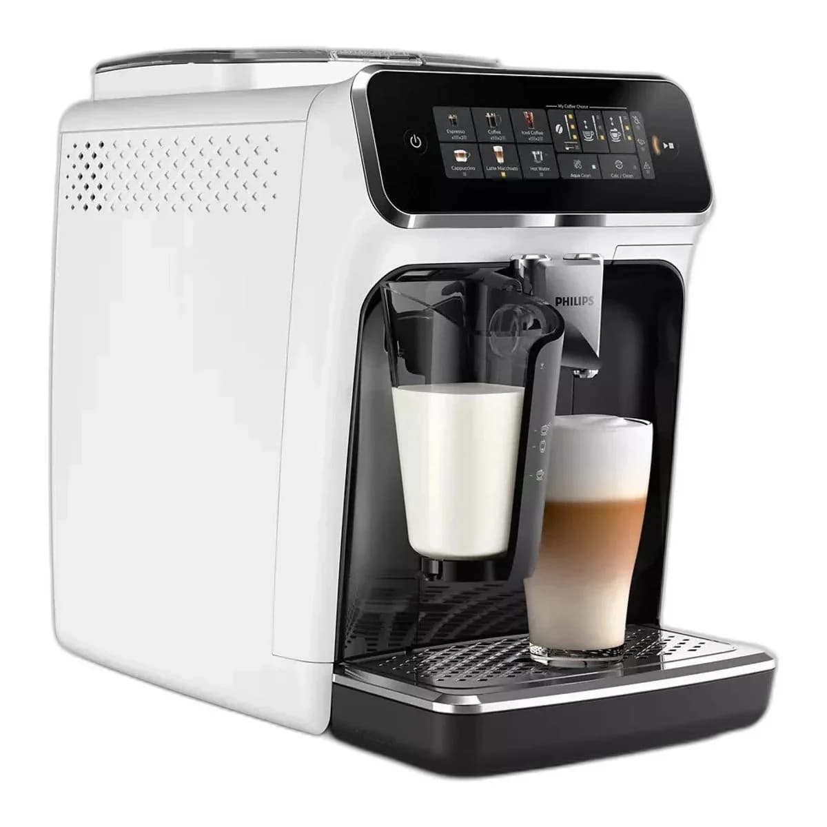 PHILIPS Aparat za kafu EP3343/50 LatteGo, 5 napitaka, SilentBrew, Keramički mlin, AquaClean filter