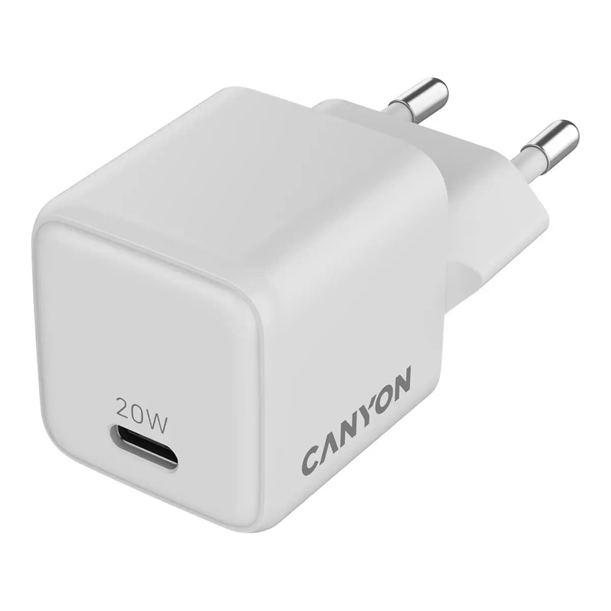 Canyon CU20C GaN Punjač 20W USB-C Power Delivery Bijeli