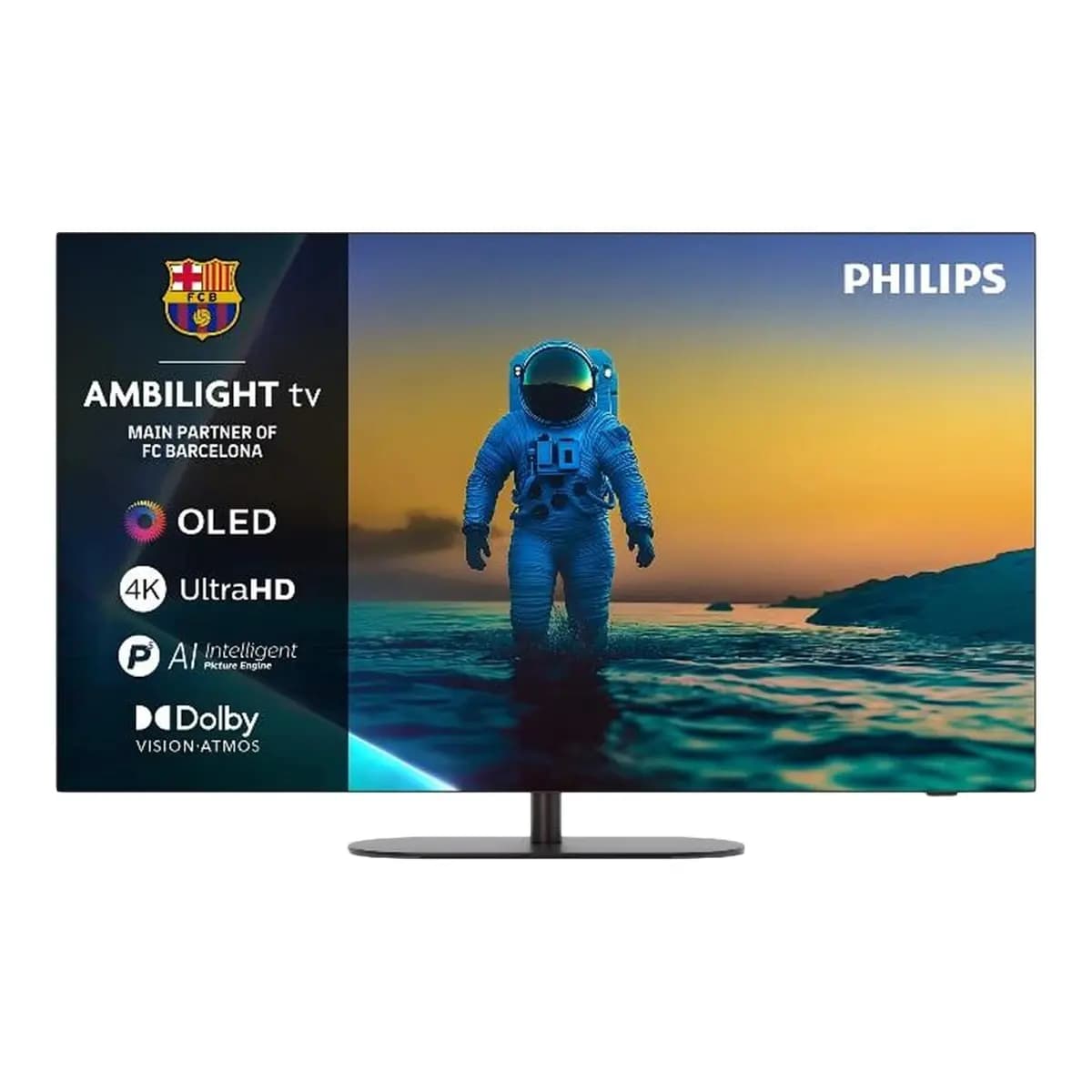 PHILIPS TV 65" 4K OLED 65OLED820, Google TV, Ambilight, P5 AI Processor, HDMI 2.1, 120Hz