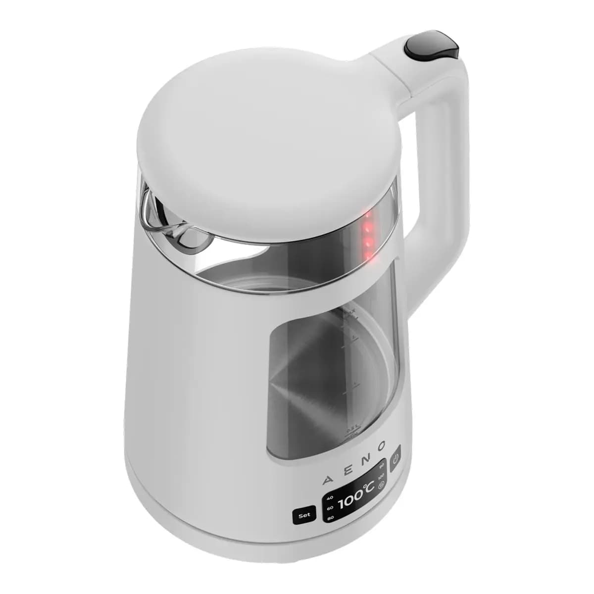 AENO Električno kuhalo EK6, 2L, 2200W, Strix tehnologija, Staklo, LED osvjetljenje