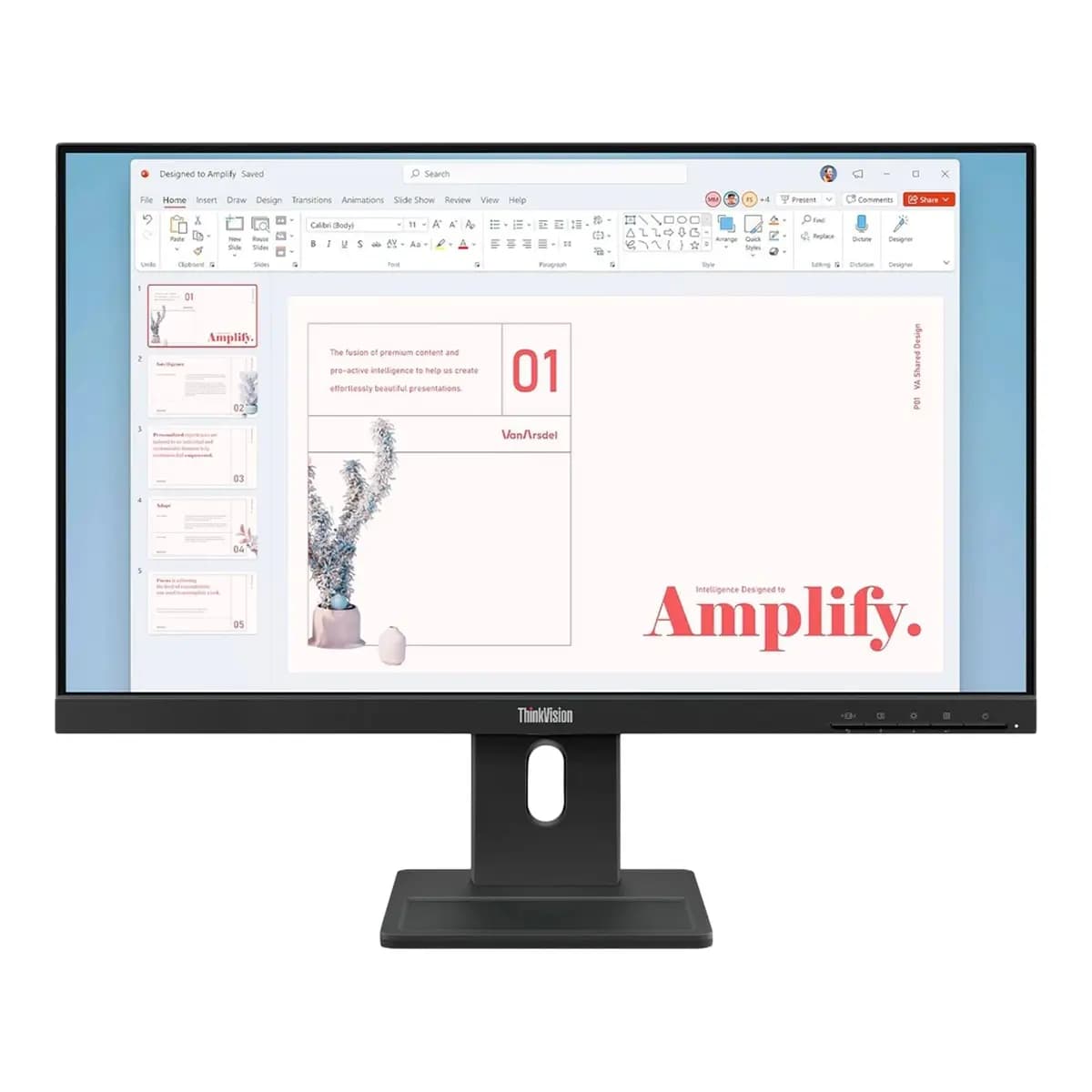 LENOVO Monitor ThinkVision E24-40 23.8" Full HD, IPS Panel, 100Hz, Ergonomski, HDMI, DP, VGA, Zvučnici
