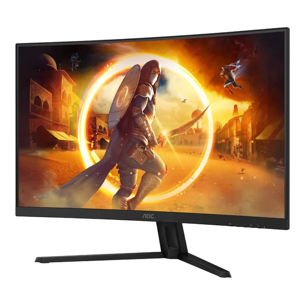 AOC Monitor Gaming CQ32G4VE 31.5" QHD, Curved Fast VA Panel, 180Hz, 0.5ms, Adaptive Sync, HDMI, DP