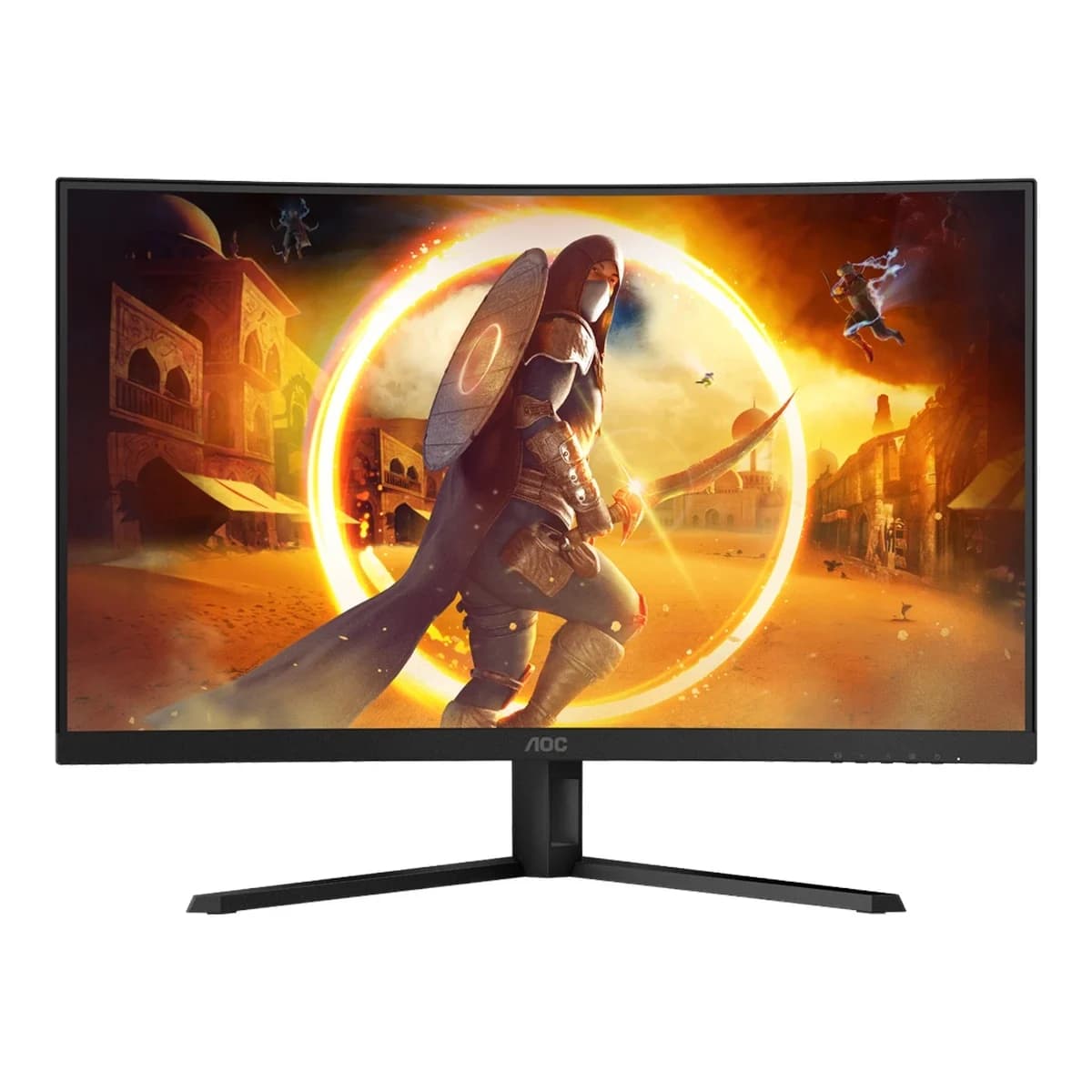 AOC Monitor Gaming CQ32G4VE 31.5" QHD, Curved Fast VA Panel, 180Hz, 0.5ms, Adaptive Sync, HDMI, DP