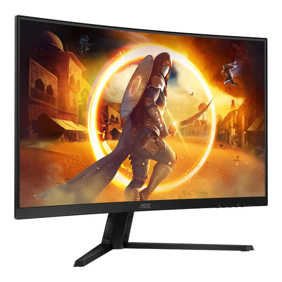 AOC Monitor Gaming CQ32G4VE 31.5" QHD, Curved Fast VA Panel, 180Hz, 0.5ms, Adaptive Sync, HDMI, DP