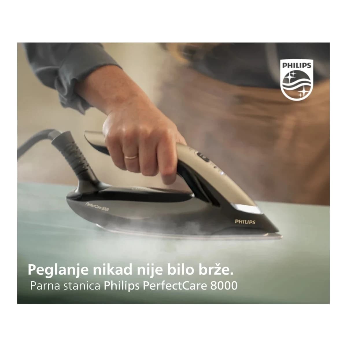 PHILIPS Pegla PSG8140/80 Parna Stanica 8.5 Bar 700g Boost