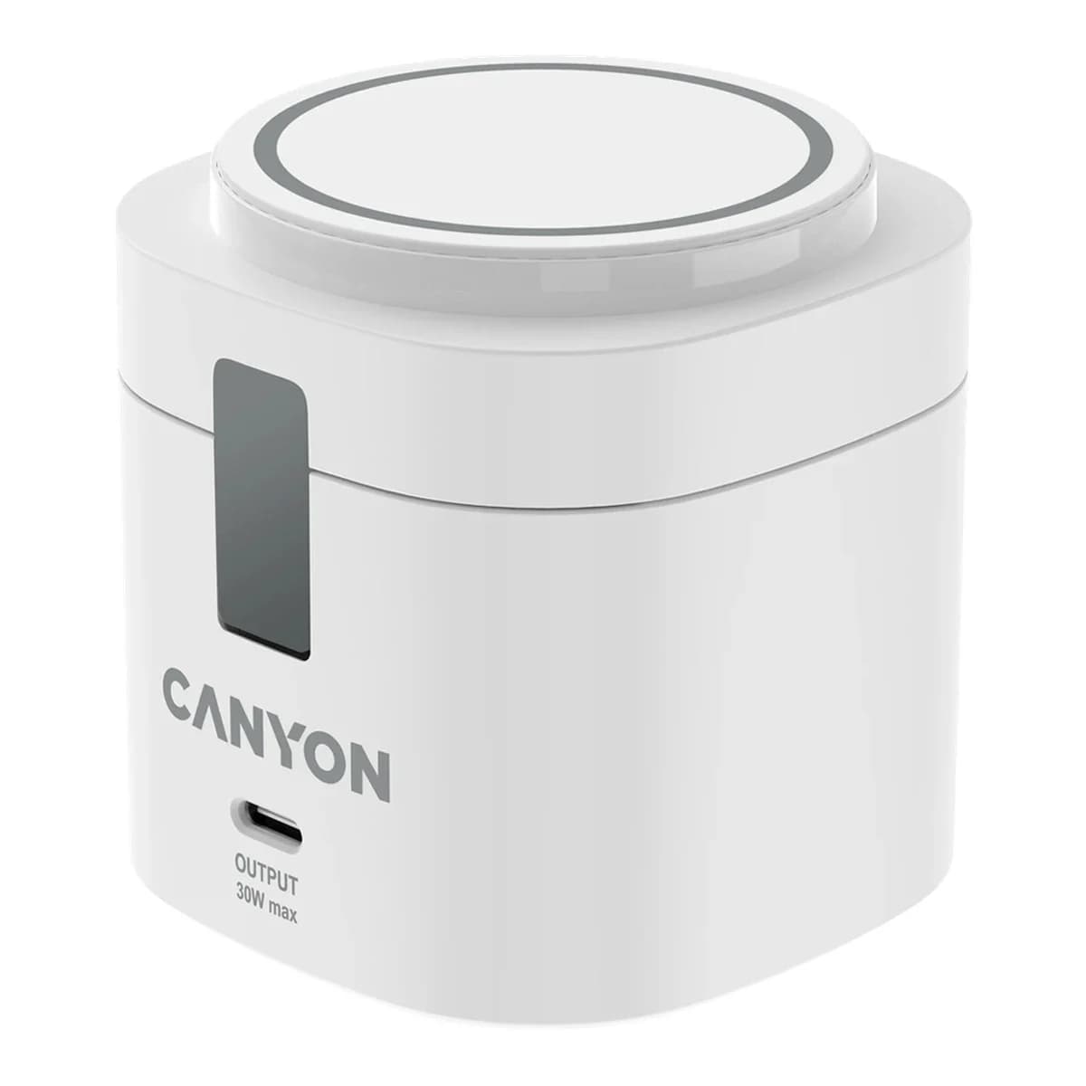 Canyon 4-u-1 Bežični Punjač 30W sa 65W Adapterom