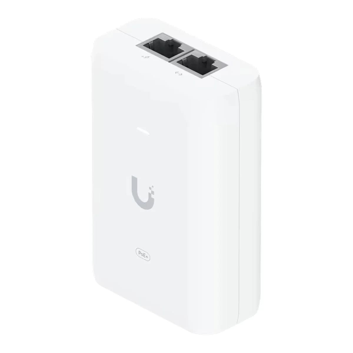 Ubiquiti U-POE+ adapter 30W powers UniFi PoE+ devices reduce dependency on PoE switch power Contains