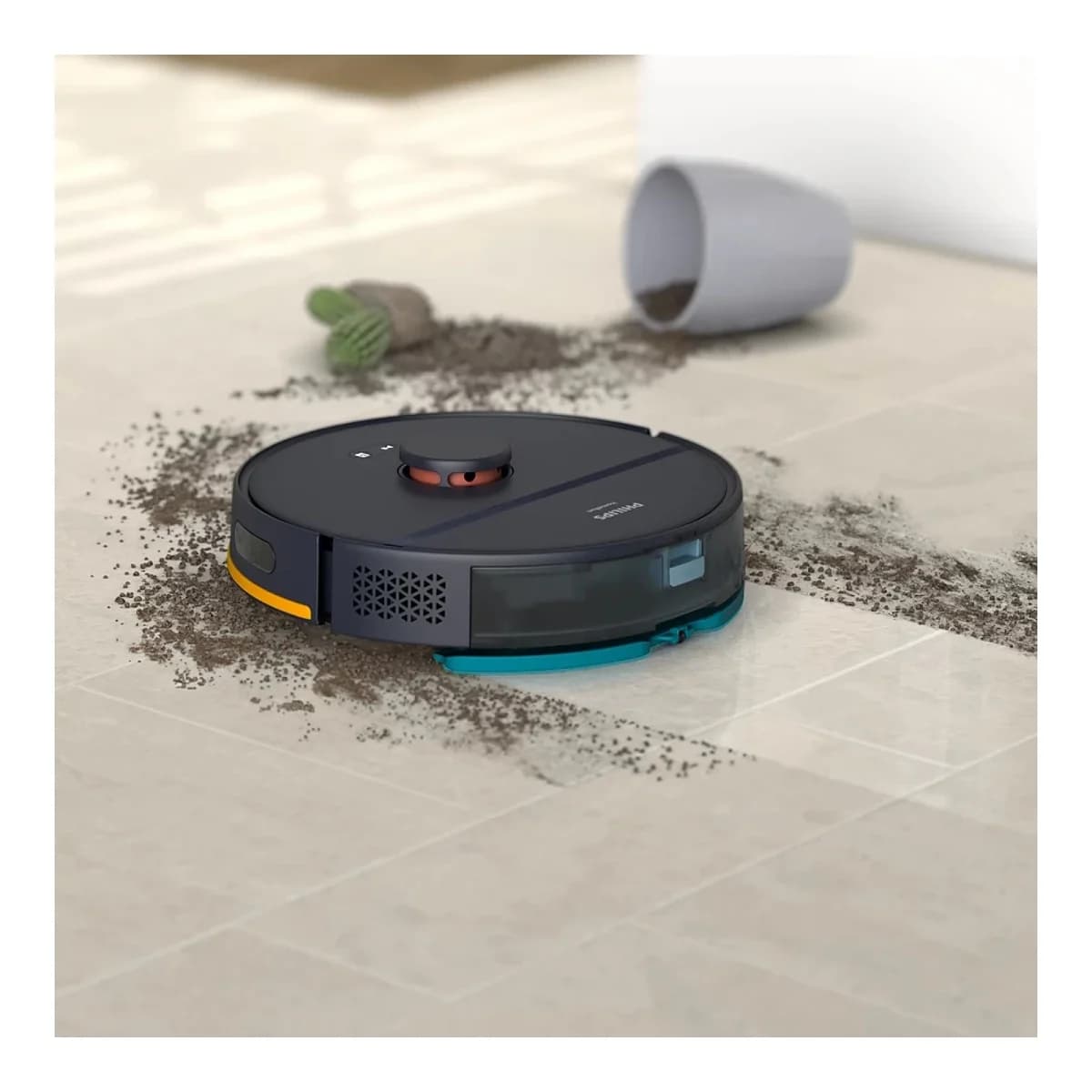 Philips XU200015 Robot Usisivač i Brisač 2700Pa Crni