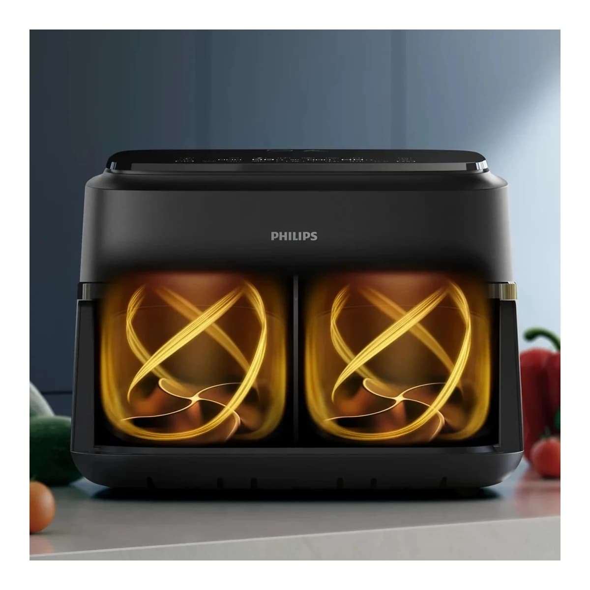 Philips NA1500 DUAL Airfryer Dupla Korpa za Zdrave Obroke