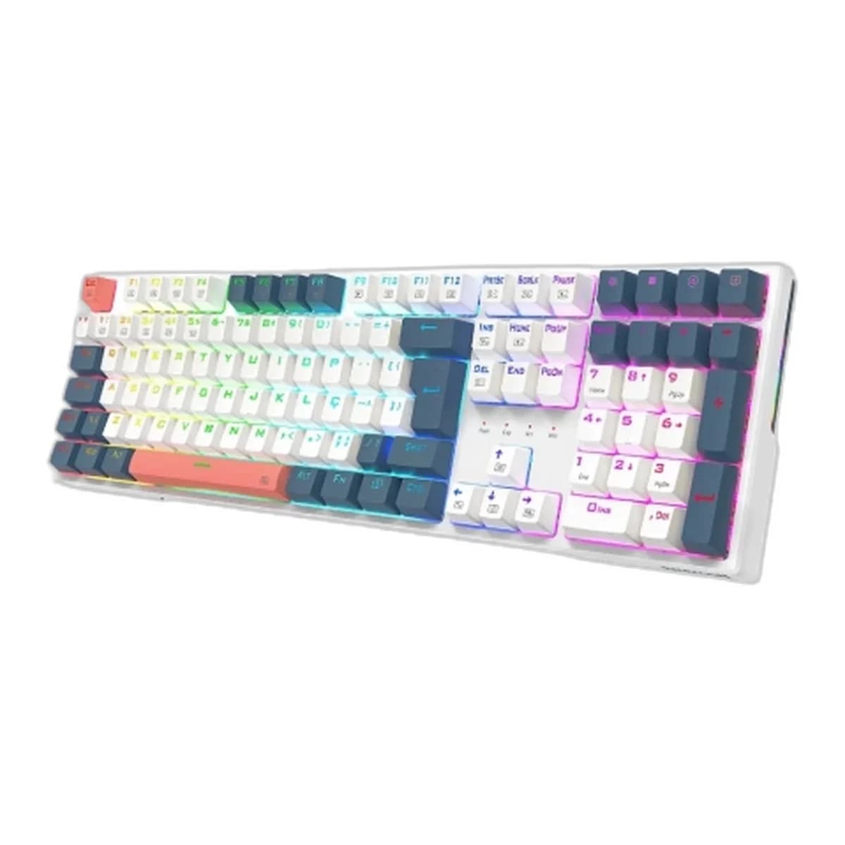 REDRAGON Tastatura Mehanicka Trundle K668WBO, USB, Red Switch, Full Size, RGB