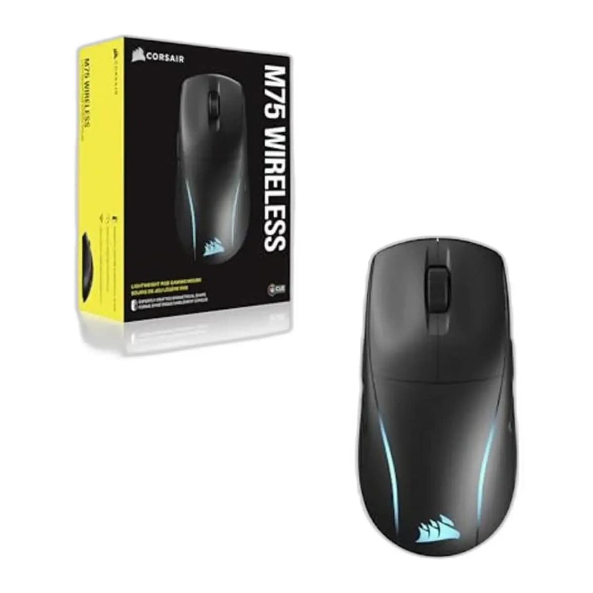 CORSAIR Mis Gaming M75 Wireless RGB, Bezicni, 26000 DPI, Lightweight
