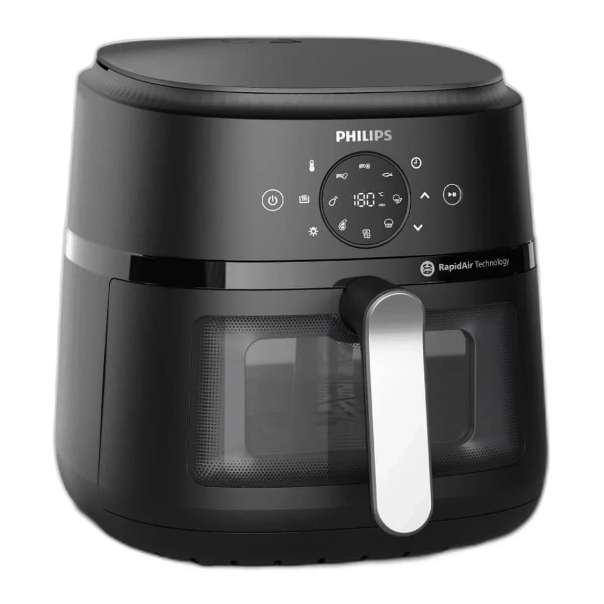 PHILIPS Friteza na vrući zrak NA2310, 6,2 L, Crno-srebrna