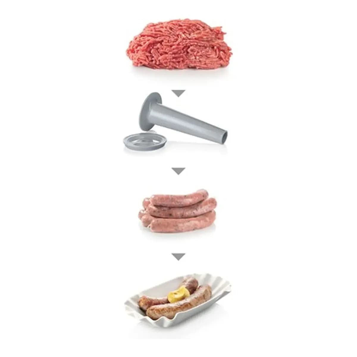 BOSCH Mašina za mljevenje mesa MFW67440 ProPower, 700W, 3.5 kg/min, Blokada motora 2000W, 10+ funkcija, Crna/Inox