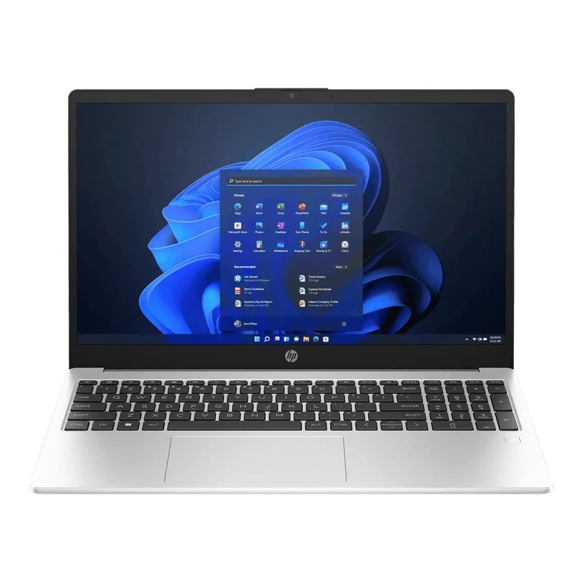 HP Laptop 250 G10 15.6" Intel Core i5-1334U, 512GB SSD, 16GB RAM, Free DOS, Turbo Silver, Intel Iris Xe Graphics