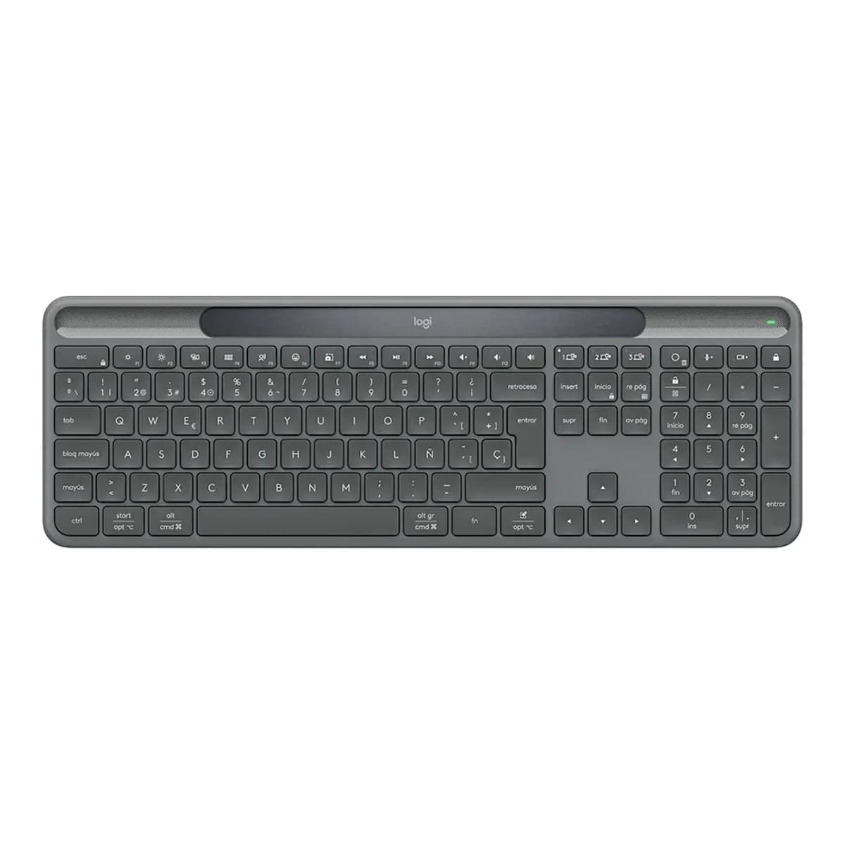 LOGITECH Tastatura Bežicna Slim Solar+, Bluetooth/2.4GHz, US Layout, Solar Powered