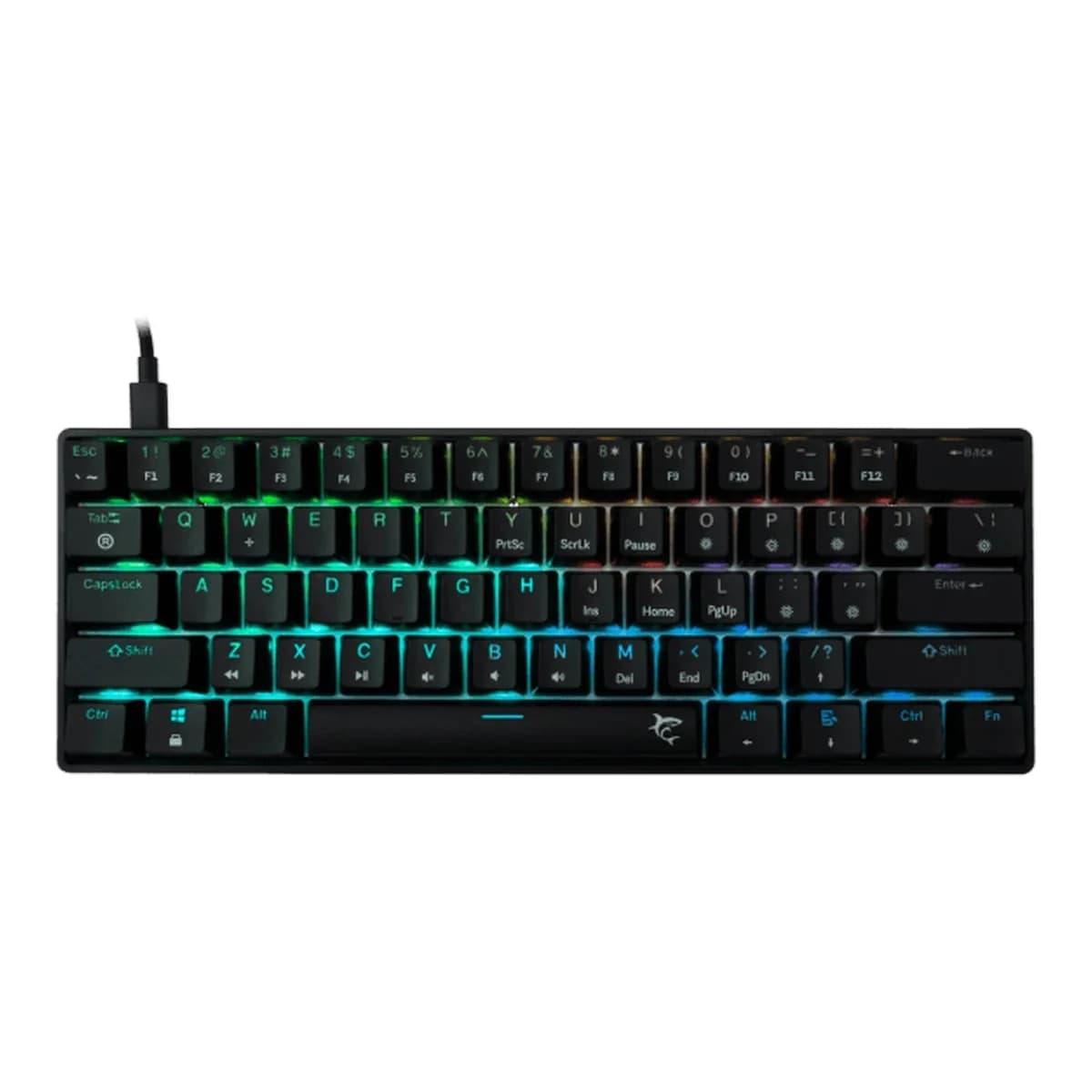 White Shark TASTATURA GK-004131 SHINOBI-2 Crna - Mehanicka / US- BROWN SW.