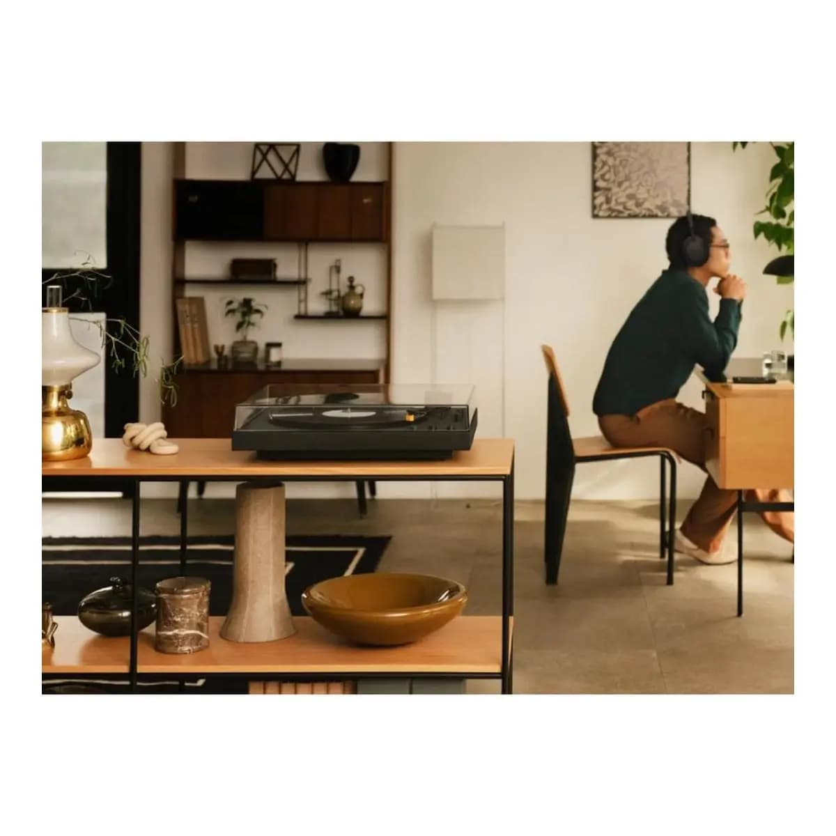 SONY Gramofon PSLX5BT, Bluetooth, aptX Adaptive, Hi-Res Wireless Audio, 33-1/3 i 45 ok./min.