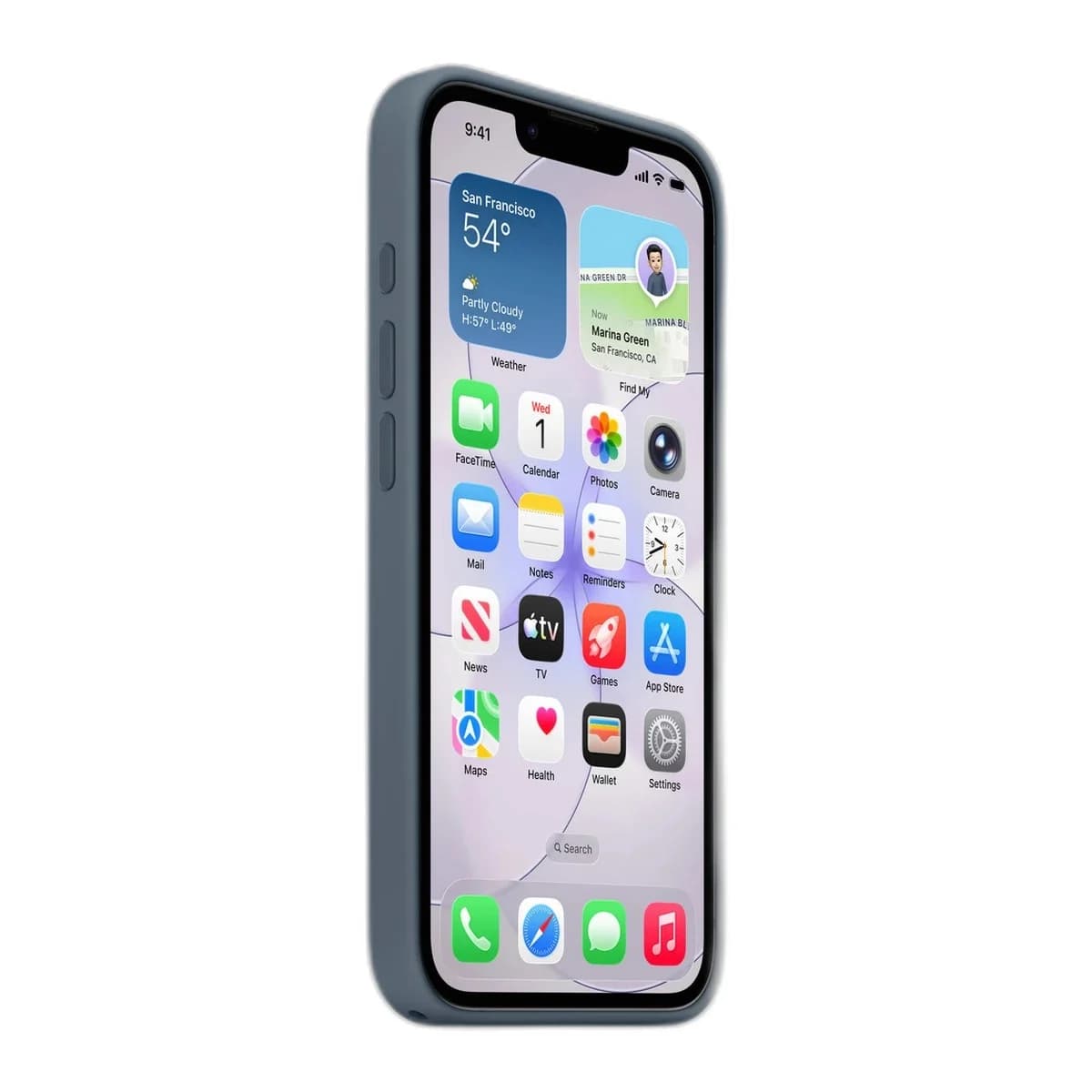 Apple iPhone 17e Silicone Case with MagSafe - Anchor Blue