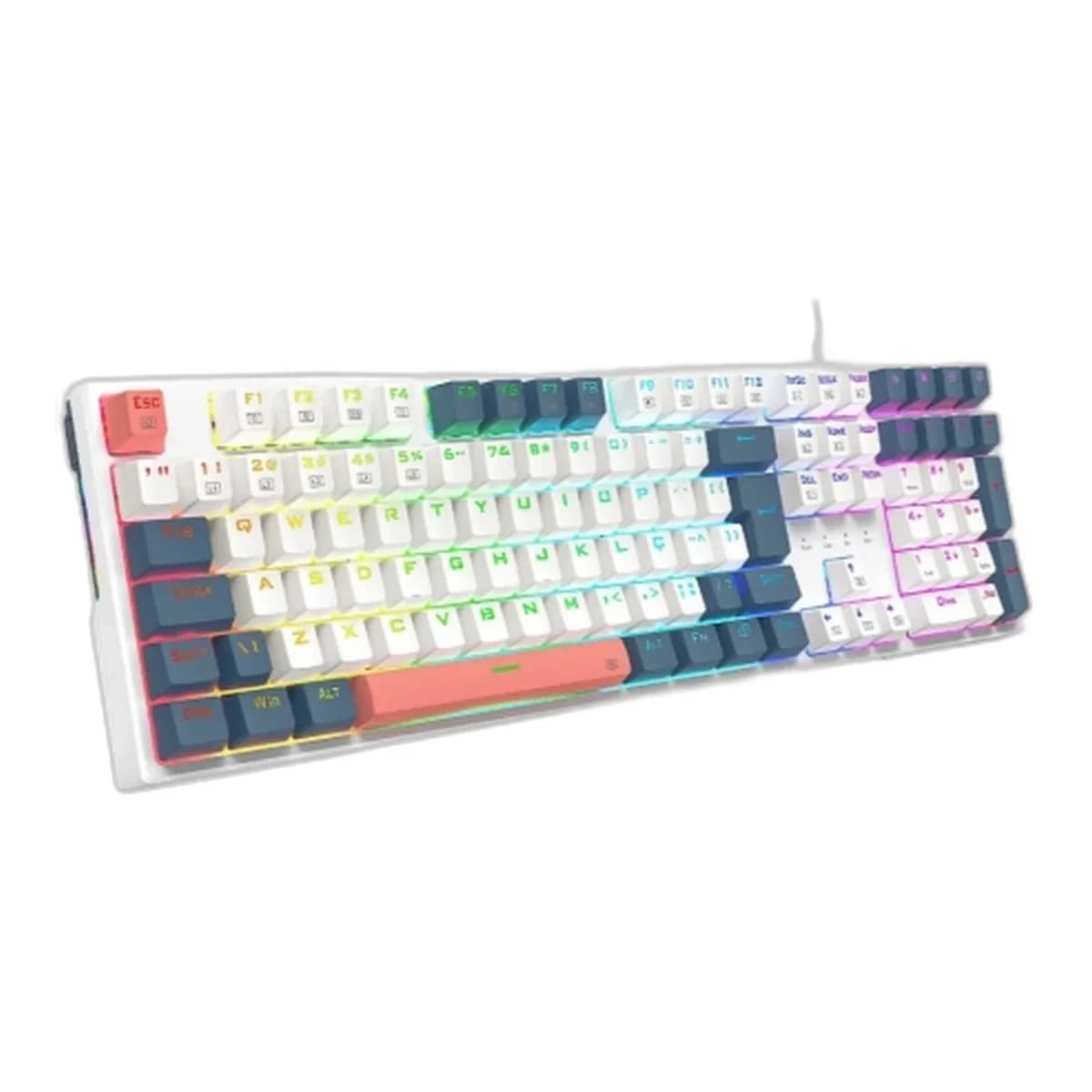 REDRAGON Tastatura Mehanicka Trundle K668WBO, USB, Red Switch, Full Size, RGB