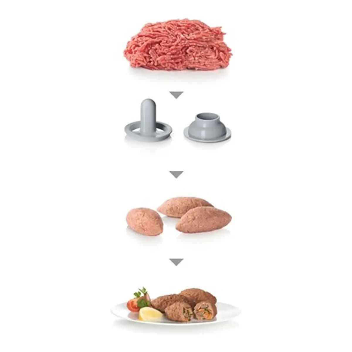 BOSCH Mašina za mljevenje mesa MFW67440 ProPower, 700W, 3.5 kg/min, Blokada motora 2000W, 10+ funkcija, Crna/Inox