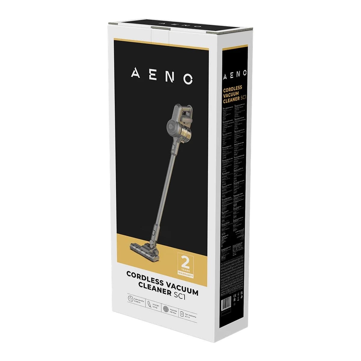 AENO Bežični usisivač SC1, 15000 Pa, 120W, LED turbo četka, 45 min rada, 1.5 kg