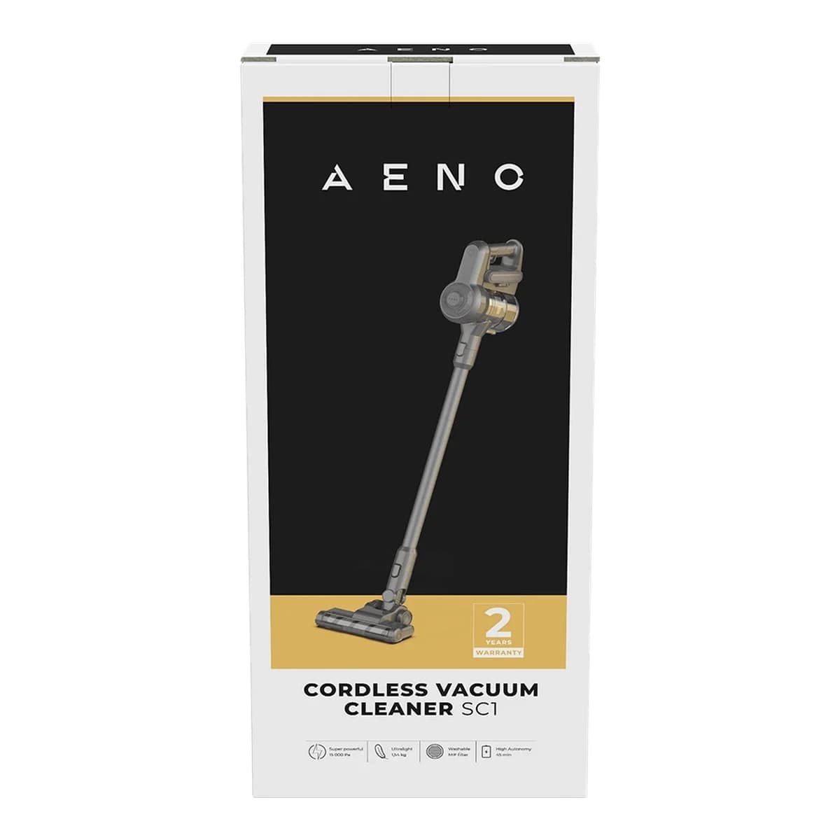 AENO Bežični usisivač SC1, 15000 Pa, 120W, LED turbo četka, 45 min rada, 1.5 kg