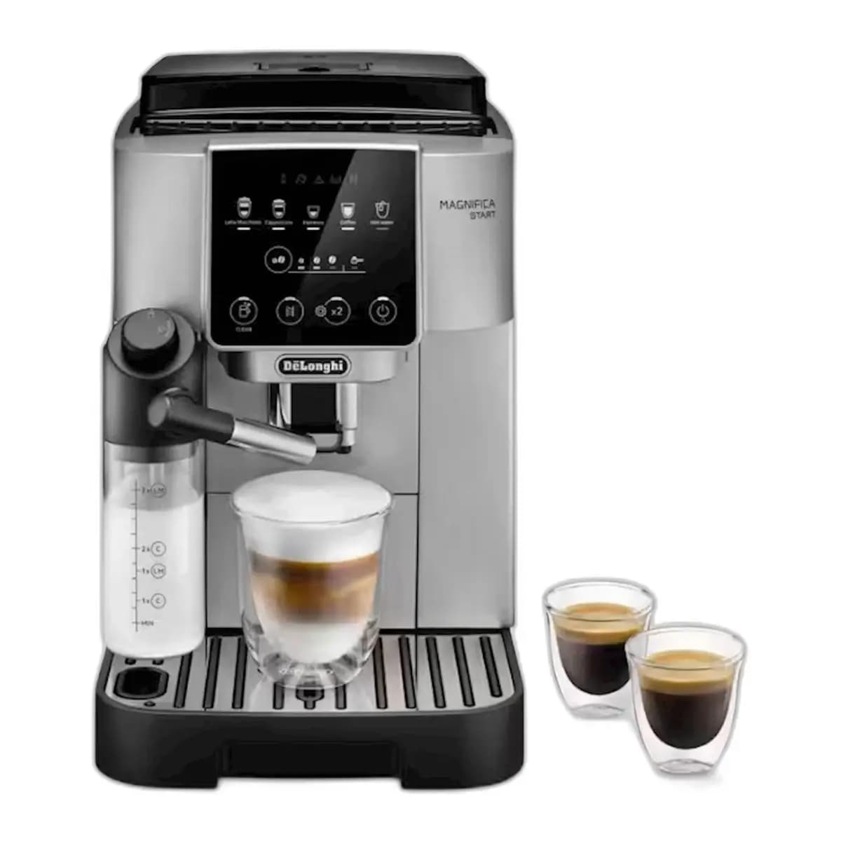 DELONGHI Aparat za kafu Magnifica Start ECAM220.80.SB, LatteCrema Hot, 5 recepata na dodir, Svježa zrna, Srebrni